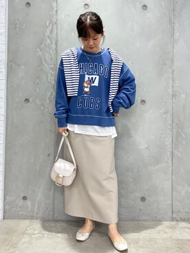 「アイテム（スウェット）」を使った、suemikanさん（レディース・156cm・20代）の秋コーディネート