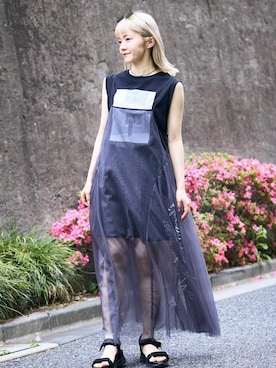 「audrey hepburn collection by jun」｜suemikanさん（レディース・156cm）の夏コーディネート