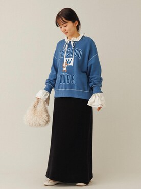 「アイテム（スウェット）」を使った、suemikanさん（レディース・156cm・20代）の秋コーディネート