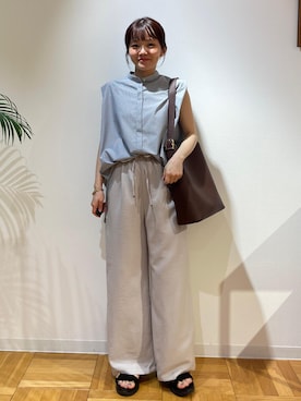 「アイテム（サンダル）」を使った、suemikanさん（レディース・156cm・20代）の夏コーディネート
