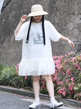 「audrey hepburn collection by jun」｜suemikanさん（レディース・156cm）の夏コーディネート