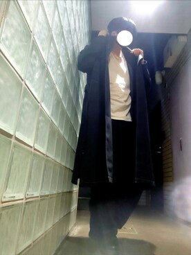 「RAGEBLUE（レイジブルー）のアイテム（トレンチコート）」を使った、ゅ ぅ  さん（メンズ・180cm）の春コーディネート