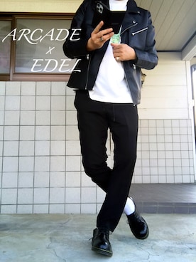 ゅ ぅ  さん（メンズ・180cm）の冬コーディネート