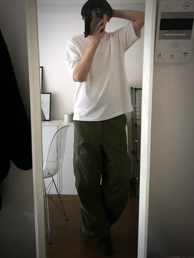 「インスタフォローしてね！」｜ゅ ぅ  さん（メンズ・180cm）の冬コーディネート