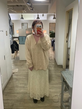 「シアーハイネック」｜sayakaさん（レディース・159cm）の冬コーディネート