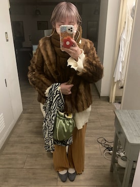 sayakaさん（レディース・159cm）の冬コーディネート