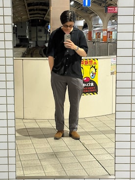 「H&M（エイチ・アンド・エム）のアイテム」を使った、taiki109さん（メンズ・170cm）の夏コーディネート
