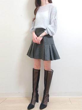 あおい@胴長短足誤魔化しコーデさん（レディース・157cm）の春コーディネート