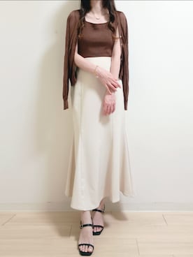 「tocco closet（トッコ　クローゼット）のアイテム」を使った、あおい@胴長短足誤魔化しコーデさん（骨格ウェーブ・レディース・157cm）の秋コーディネート