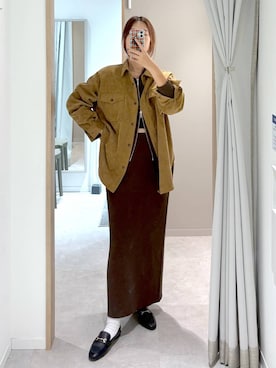 「GLOBAL WORK（グローバルワーク）のアイテム（ワンピース）」を使った、サヤカサン🐬さん（レディース・165cm）の秋コーディネート