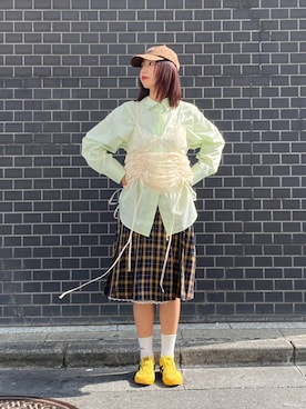 「FOREVER 21（フォーエバー トゥエンティーワン）のアイテム」を使った、サヤカサン🐬さん（レディース・165cm）の夏コーディネート