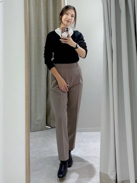 「おでかけ」｜サヤカサン🐬さん（レディース・165cm）の冬コーディネート