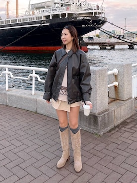 「FOREVER 21（フォーエバー トゥエンティーワン）のアイテム」を使った、サヤカサン🐬さん（レディース・165cm）の秋コーディネート