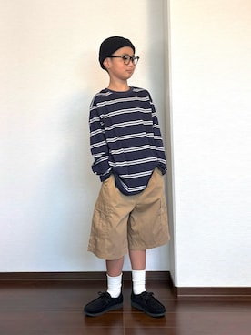 「スエード」｜ryoooutaaaさん（キッズ・135cm）の秋コーディネート