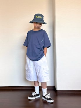 「VANS(バンズ)のアイテム」を使った、ryoooutaaaさん(キッズ・132cm)の春コーディネート