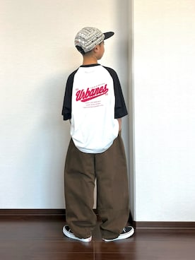「アイテム（その他パンツ）」を使った、ryoooutaaaさん（キッズ・135cm）の秋コーディネート