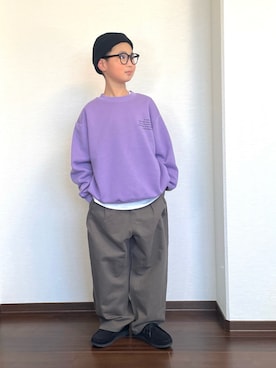 ryoooutaaaさん（キッズ・129cm）の冬コーディネート