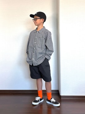 「アイテム（その他パンツ）」を使った、ryoooutaaaさん（キッズ・135cm）の夏コーディネート