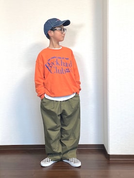 「アイテム（パンツ）」を使った、ryoooutaaaさん（キッズ・129cm）の冬コーディネート