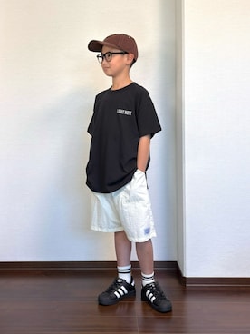 「BREEZE（ブリーズ）のアイテム」を使った、ryoooutaaaさん（キッズ・135cm）の夏コーディネート