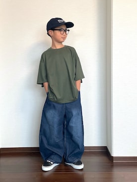 「アイテム（パンツ）」を使った、ryoooutaaaさん（キッズ・129cm）の夏コーディネート