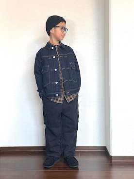 ryoooutaaaさん（キッズ・129cm）の秋コーディネート