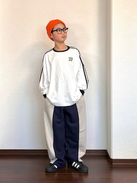 「アイテム（パンツ）」を使った、ryoooutaaaさん（キッズ・132cm）の春コーディネート