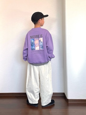 「devirock（デビロック）のアイテム」を使った、ryoooutaaaさん（キッズ・132cm）の冬コーディネート