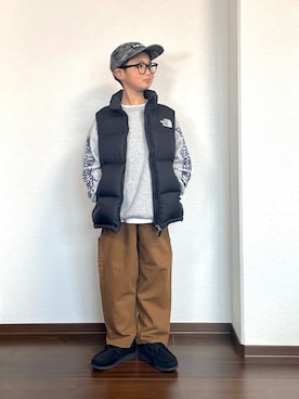 ryoooutaaaさん（キッズ・132cm）の冬コーディネート