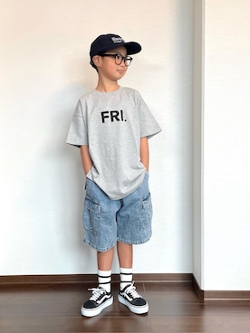 「アイテム（パンツ）」を使った、ryoooutaaaさん（キッズ・129cm）の夏コーディネート