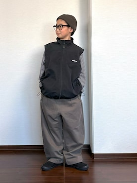 「devirock（デビロック）のアイテム」を使った、ryoooutaaaさん（キッズ・135cm）の秋コーディネート