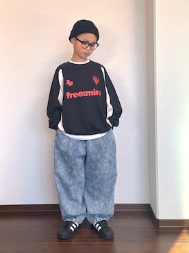 「スポーツミックス」｜ryoooutaaaさん（キッズ・129cm）の冬コーディネート