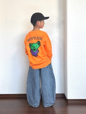 ryoooutaaaさん（キッズ・132cm）の春コーディネート