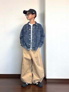 「devirock（デビロック）のアイテム」を使った、ryoooutaaaさん（キッズ・135cm）の秋コーディネート