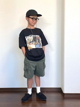 「アイテム（パンツ）」を使った、ryoooutaaaさん（キッズ・129cm）の夏コーディネート