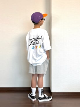 「アイテム（ジャケット/アウター）」を使った、ryoooutaaaさん（キッズ・135cm）の夏コーディネート