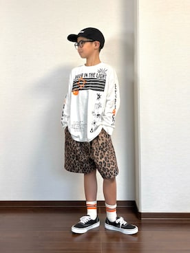 「アイテム（ソックス/靴下、その他）」を使った、ryoooutaaaさん（キッズ・135cm）の秋コーディネート