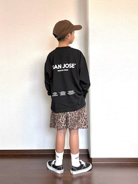 「VANS(バンズ)のアイテム」を使った、ryoooutaaaさん(キッズ・135cm)の秋コーディネート