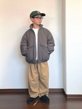 ryoooutaaaさん（キッズ・132cm）の冬コーディネート