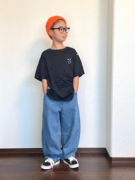 「アイテム（パンツ）」を使った、ryoooutaaaさん（キッズ・129cm）の夏コーディネート