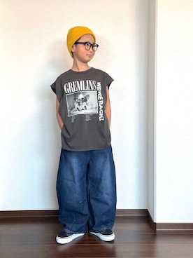 「アイテム（パンツ）」を使った、ryoooutaaaさん（キッズ・129cm）の夏コーディネート