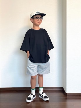 「アイテム（パンツ）」を使った、ryoooutaaaさん（キッズ・129cm）の夏コーディネート