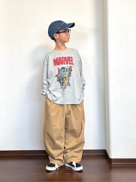 ryoooutaaaさん（キッズ・132cm）の春コーディネート