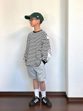 「STANCE(スタンス)のアイテム」を使った、ryoooutaaaさん(キッズ・132cm)の春コーディネート