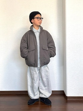 ryoooutaaaさん（キッズ・132cm）の冬コーディネート
