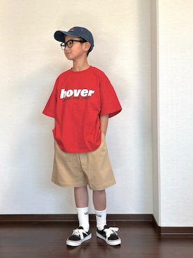 「devirock（デビロック）のアイテム」を使った、ryoooutaaaさん（キッズ・132cm）の春コーディネート
