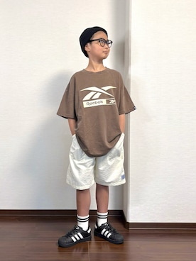 「BREEZE（ブリーズ）のアイテム」を使った、ryoooutaaaさん（キッズ・135cm）の夏コーディネート