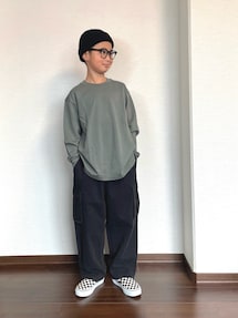 「ニット帽」｜ryoooutaaaさん（キッズ・129cm）の秋コーディネート