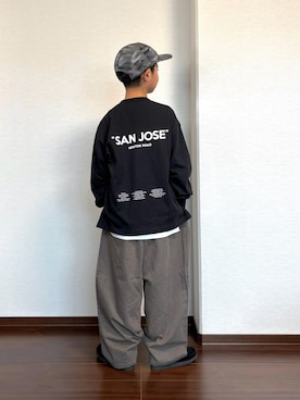「devirock（デビロック）のアイテム」を使った、ryoooutaaaさん（キッズ・135cm）の秋コーディネート