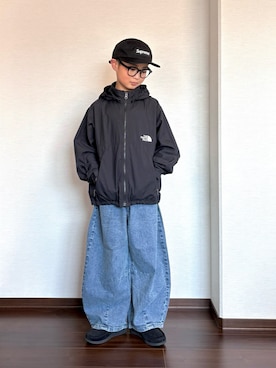 「アイテム（ナイロンジャケット）」を使った、ryoooutaaaさん（キッズ・132cm）の春コーディネート